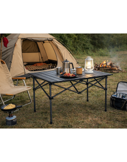 Сгъваема маса за къмпинг риболов и тераса 118х55см